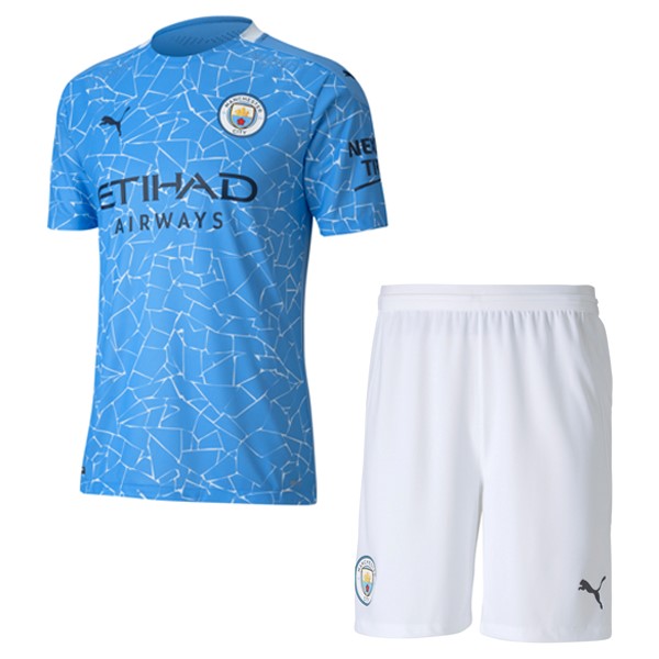Camiseta Manchester City 1ª Niños 2020/21 Azul